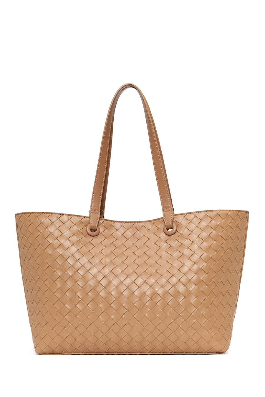 Woman Beige Printed Shoulder Bag