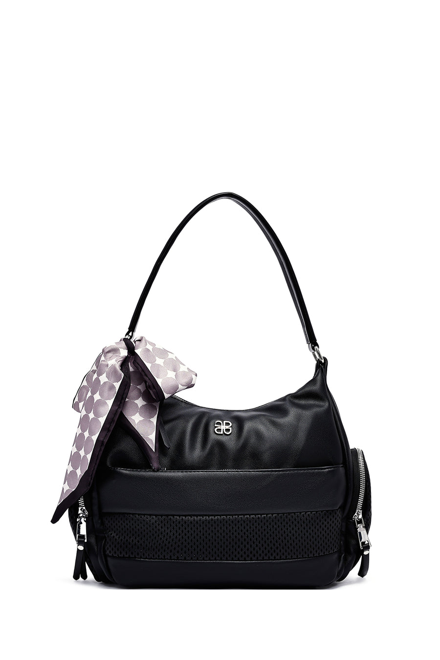 Women's Black Long Strap Shoulder Bag