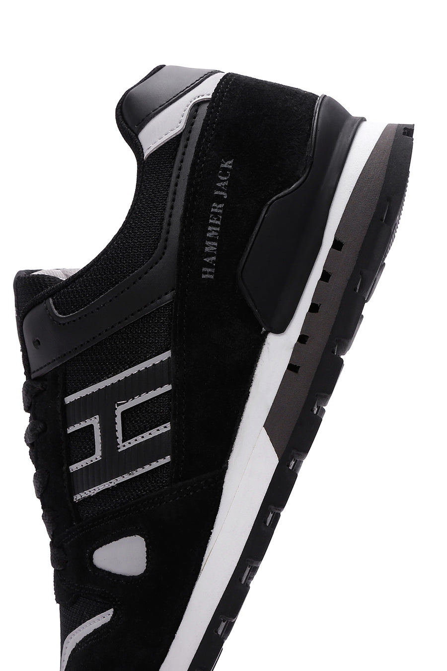 Hammer Jack Men's Black Leather Sneaker