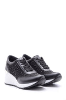 Women's Stone Detailed High-Sole Sports Shoes | Derimod