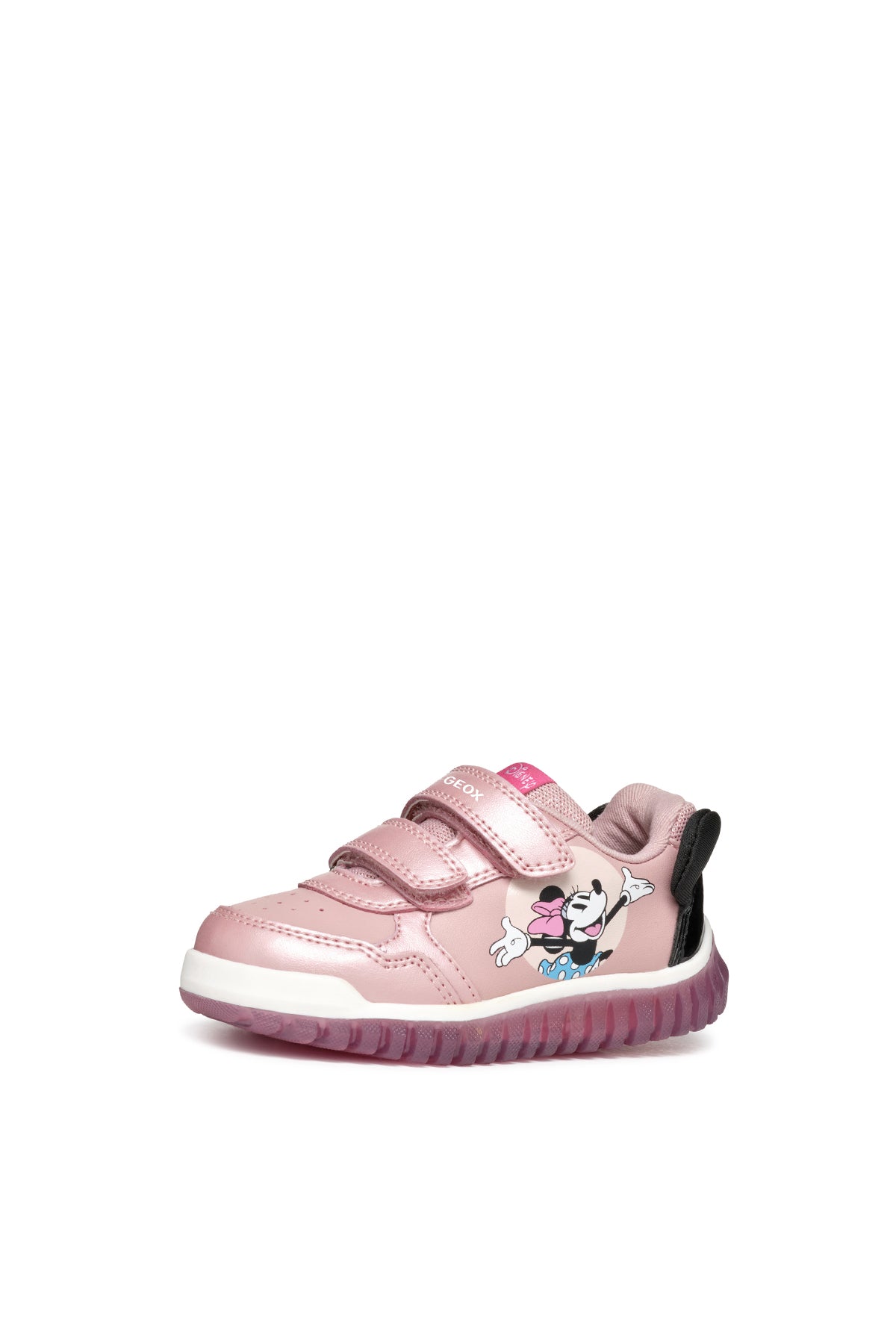 Geox Kız Bebek Pembe Lightyloo Bantlı Sneaker