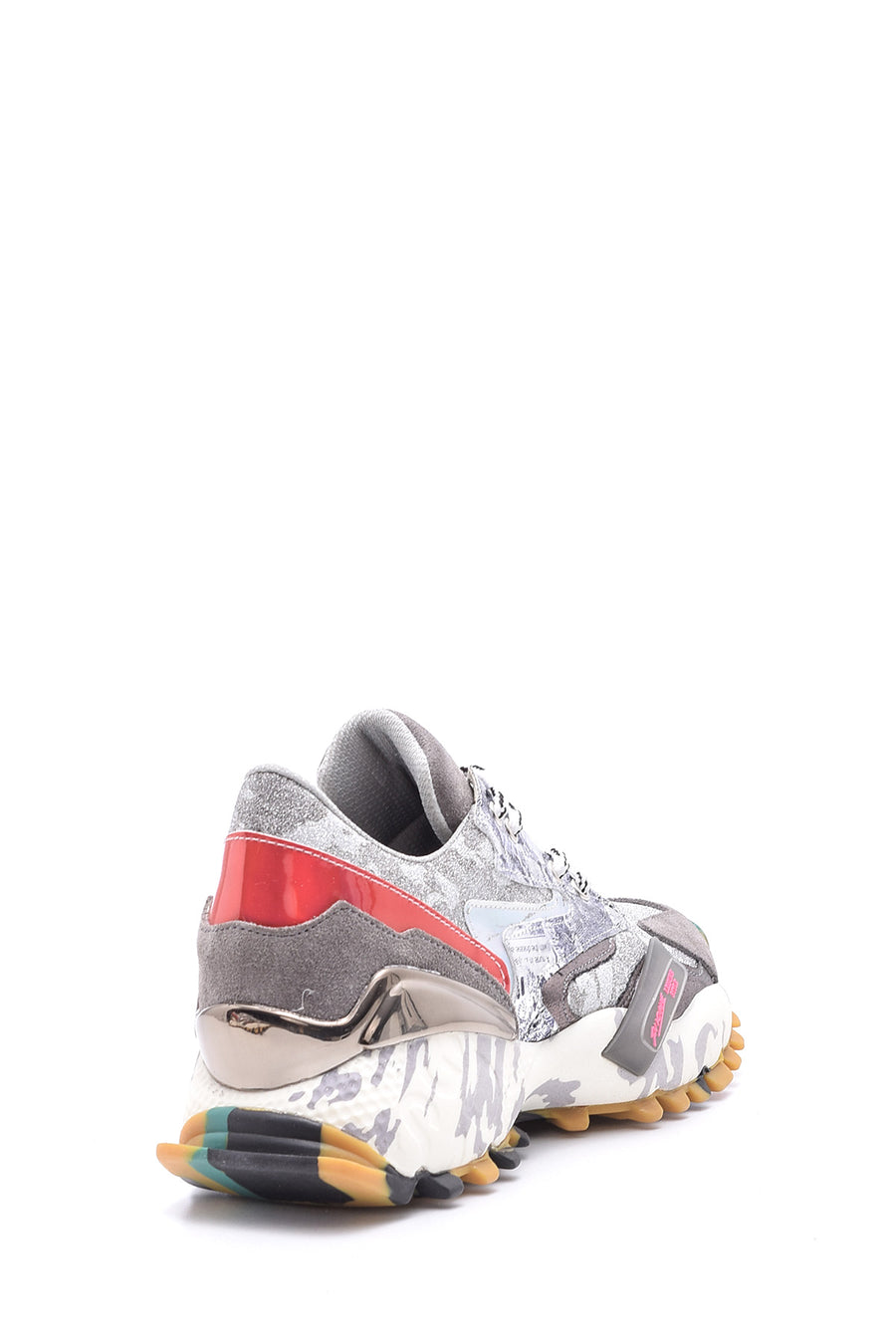 Women's High-Sole Patterned Sneaker