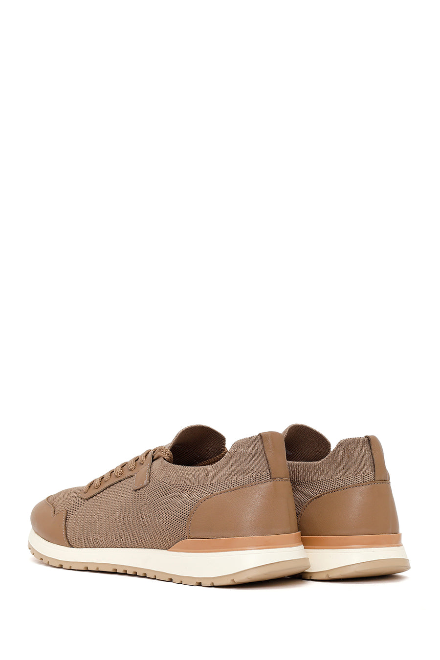Male Mink Lace-Up Fabric Sneaker