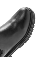 Women's Black Leather Chelsea Boots | Derimod