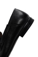 Men's Black Leather Loafer | Derimod