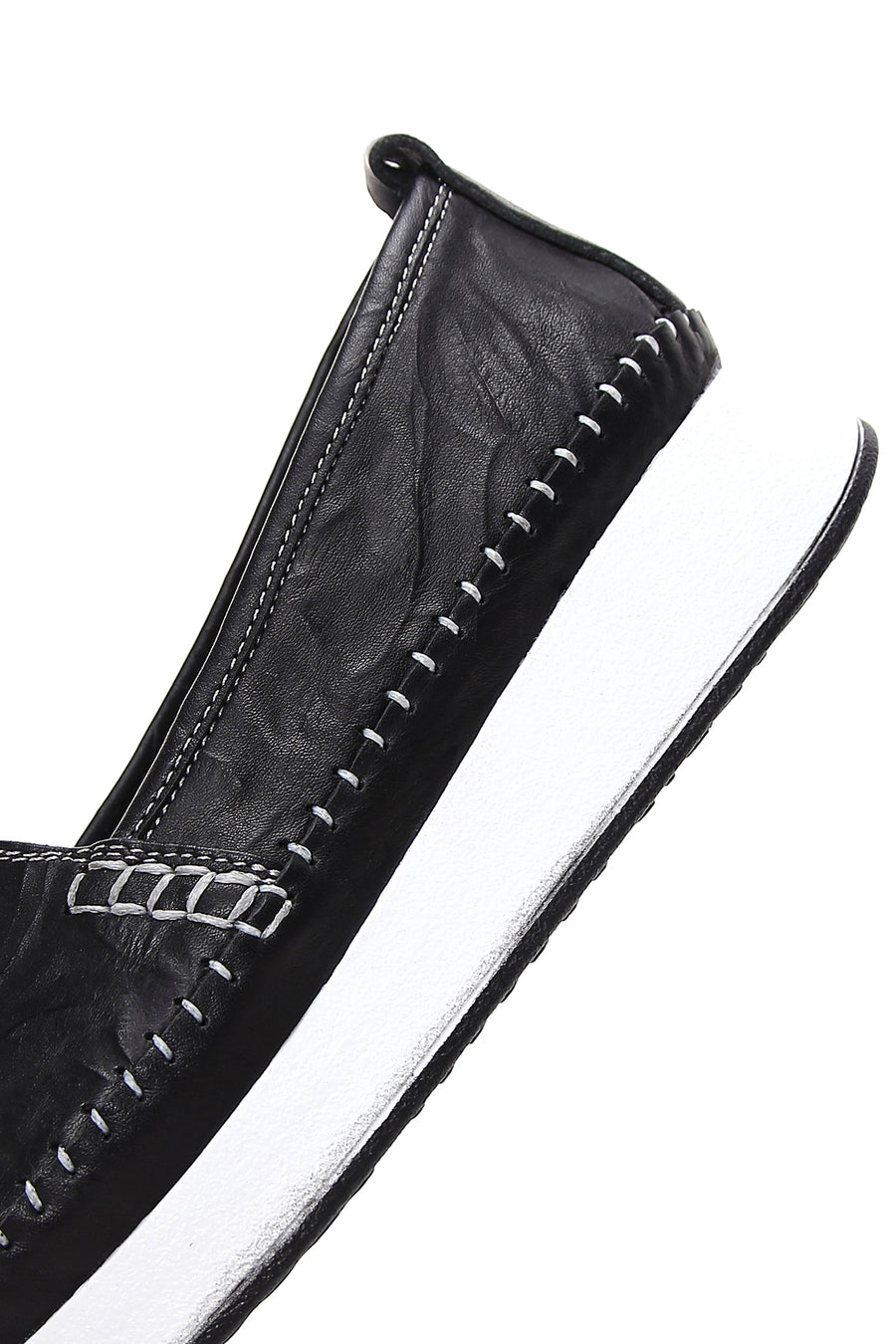 Kadın Siyah Deri Comfort Loafer