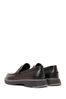 Men's Black Leather Casual Loafer | Derimod