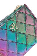 Women's Blue Printed Wallet | Derimod