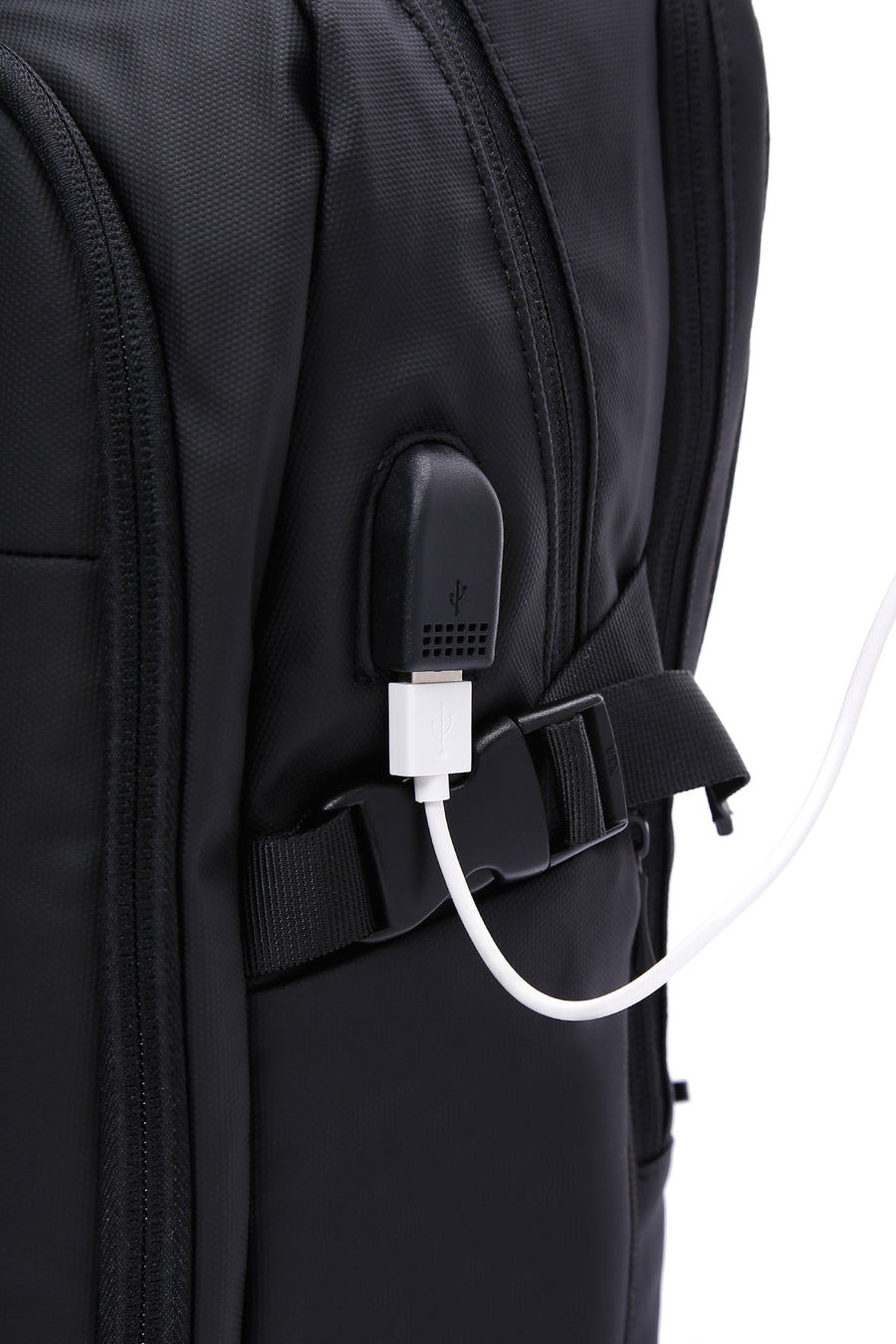 D-Pack Unisex Siyah Teknolojik Kumaş Sırt Çantası