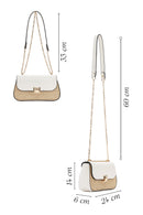 Women's Cream Long Strap Shoulder Bag | Derimod