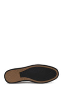 Woman Black Buckled Thick-Soled Leather Comfort Loafer | Derimod
