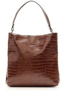 Women's Crocodile Detailed Shoulder Bag | Derimod