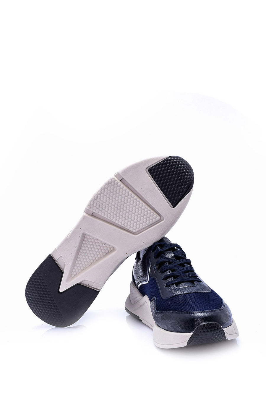 MEN'S HIGH-SOLE LEATHER SNEAKER
