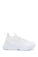 Women's White Thick Soled Sneaker | Derimod