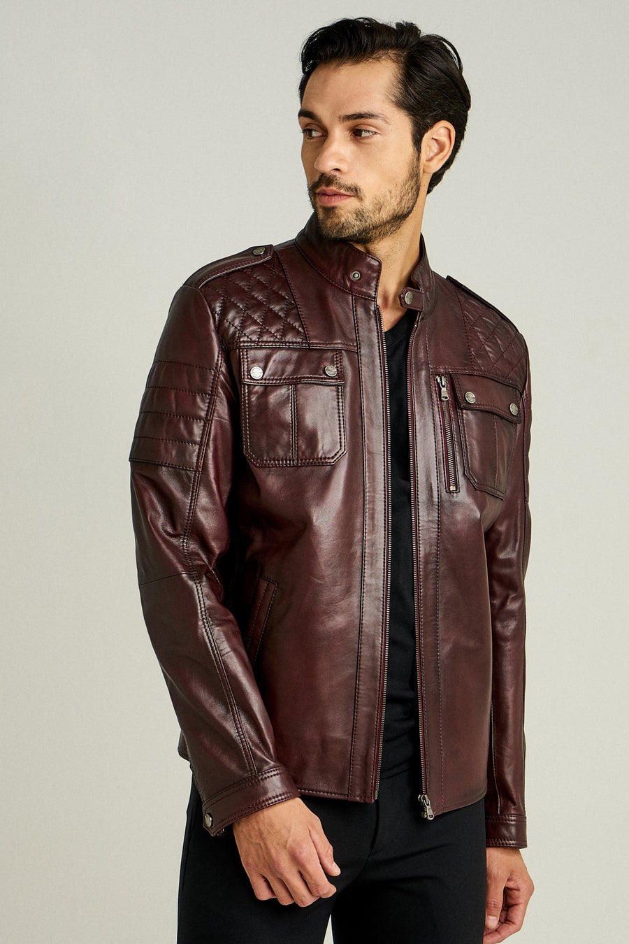 Turner Men's Leather Jacket
