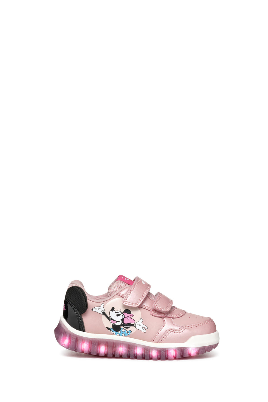 Geox Kız Bebek Pembe Lightyloo Bantlı Sneaker