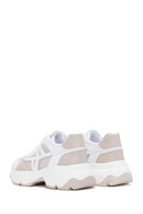 Women's Beige Thick Soled Sneaker | Derimod