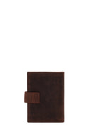 Male Brown Leather Card Holder | Derimod