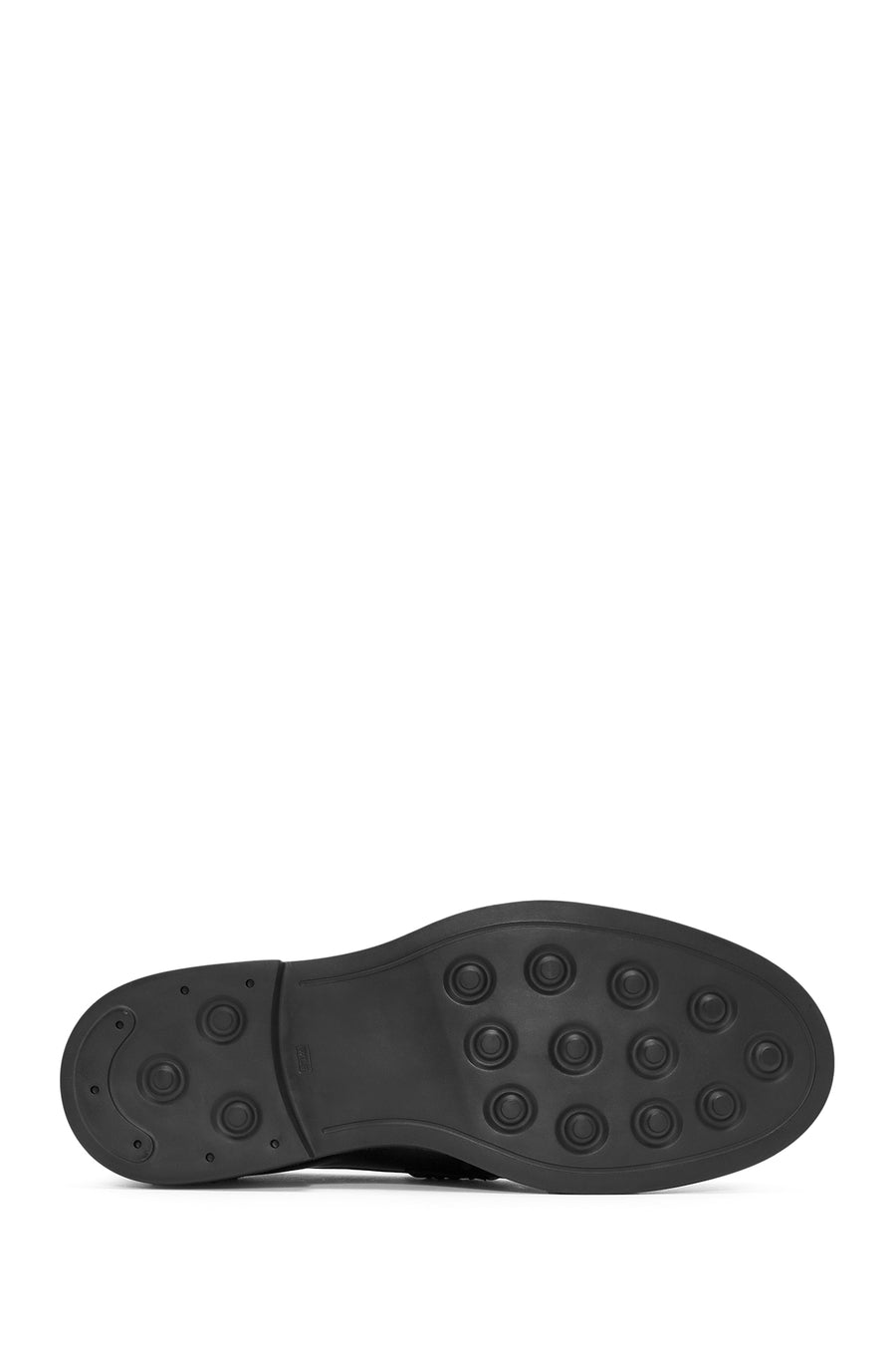 Men's Black Leather Casual Loafer