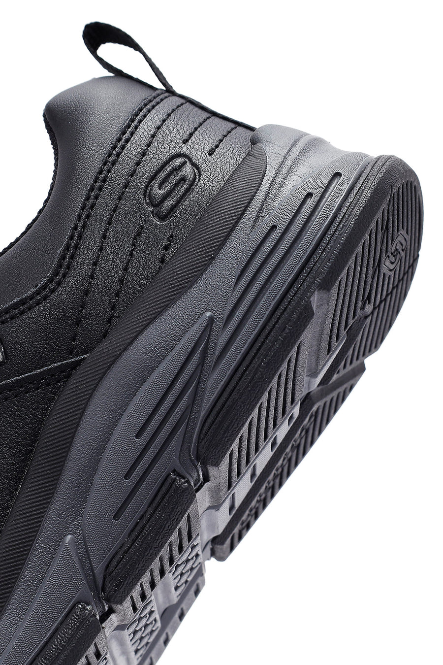 Skechers Erkek Siyah Bengao Bağcıklı Deri Sneaker