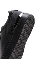 Erkek Siyah Deri Sneaker | Derimod