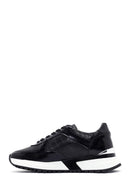 Men's Black Lace-up Leather Sneaker | Derimod