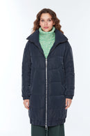 Stockholm Women's Black Softwear Coat | Derimod