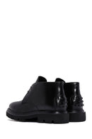 Men's Black Casual Leather Boots | Derimod