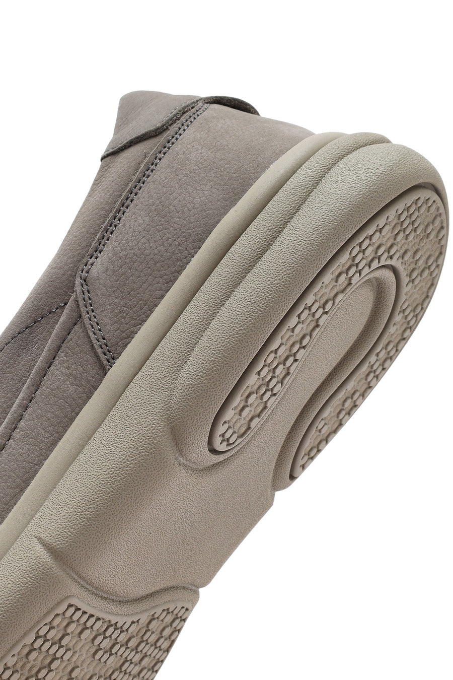 Men's Gray Nubuck Leather Comfort Loafer