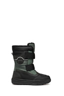 Geox Boy Green Bunshee Waterproof Snow Boots | Derimod