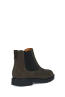 Geox Women's Grey Spherica Ec1 Suede Chelsea Boots | Derimod