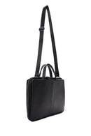 Men's Black Leather Briefcase | Derimod