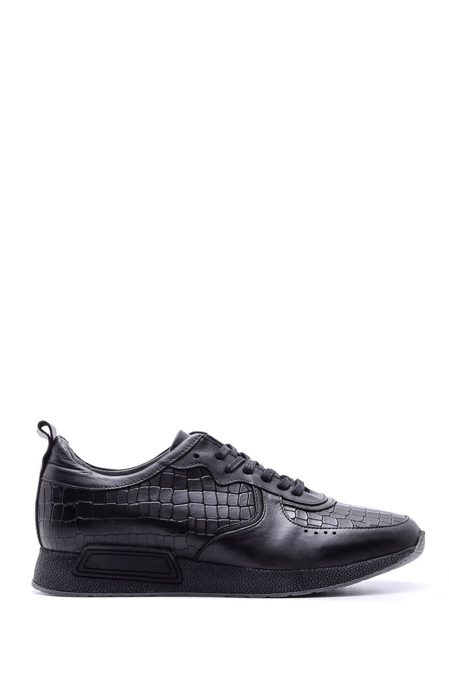 Men's Crocodile Patterned Sneaker 19WFD335326 | Derimod