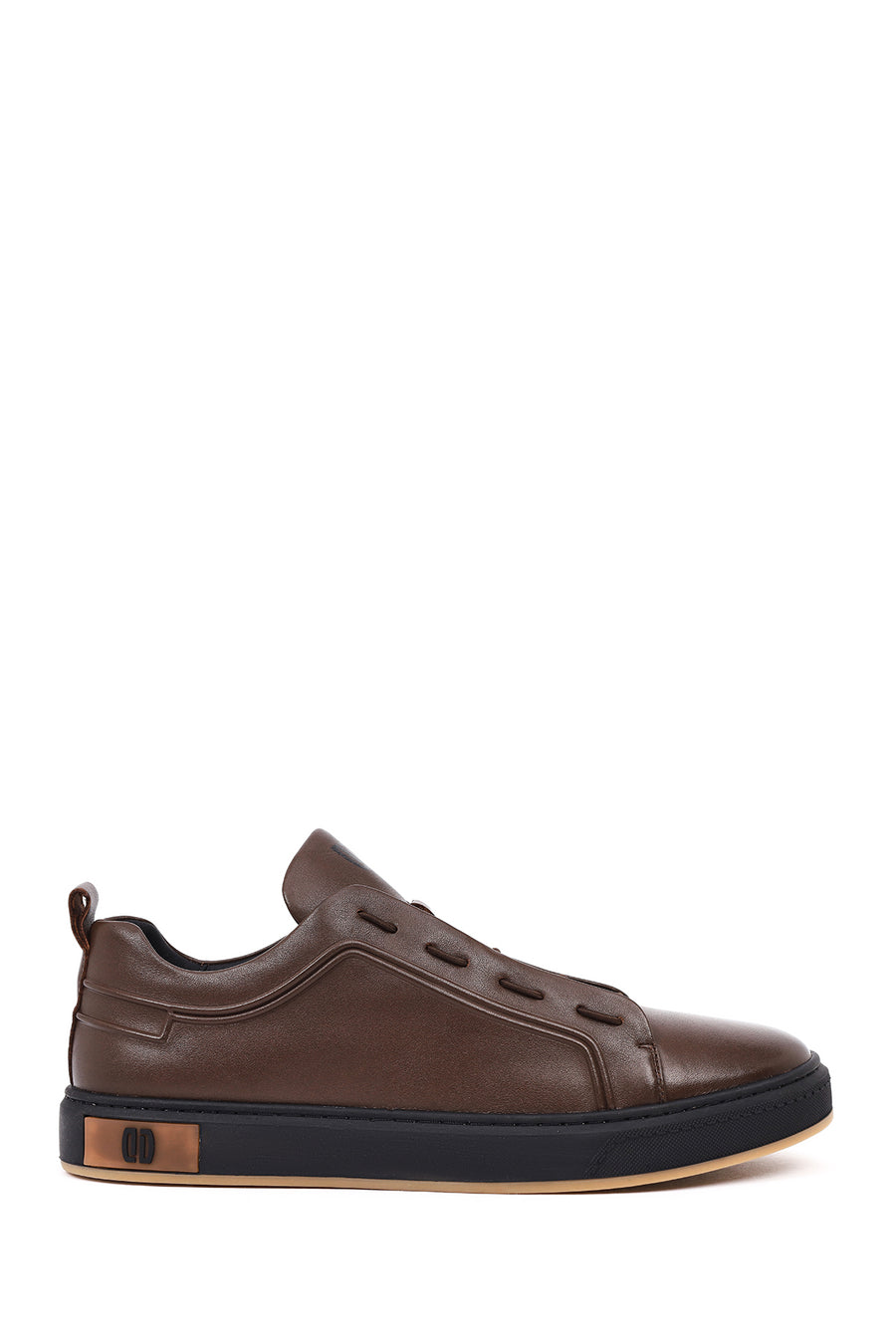 Male Brown Lace-Up Leather Sneaker WM680002DV | Derimod