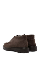 Men's Brown Lace-Up Suede Leather Casual Boots | Derimod