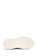Woman Brown Thick-Soled Patterned Suede Comfort Shoe | Derimod