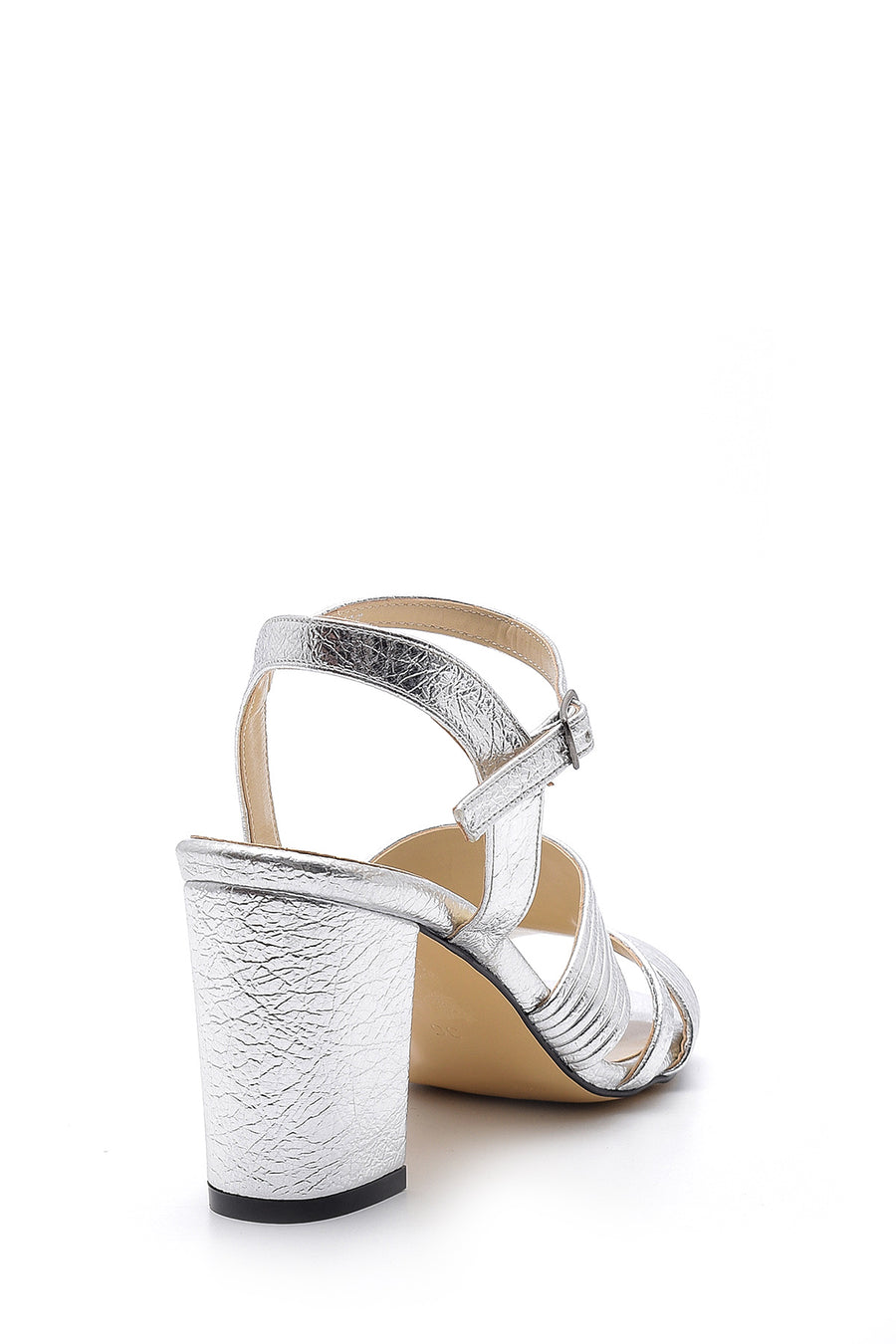 Women's Metallic Heeled Sandals