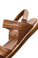 Kadın Taba Deri Comfort Sandalet | Derimod