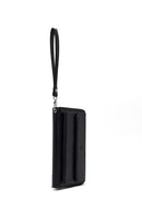 Men's Black Leather Mini Handbag | Derimod
