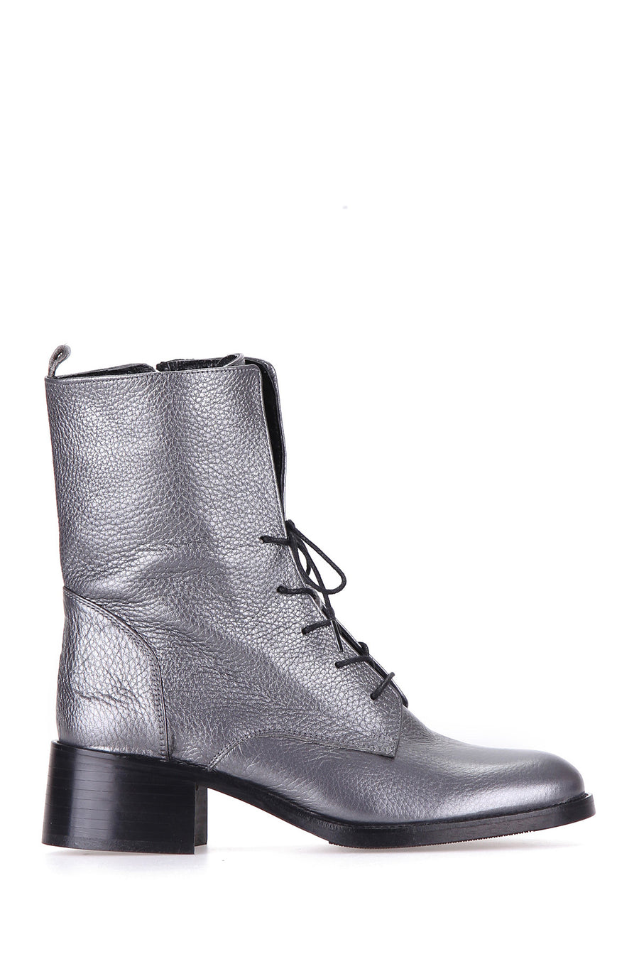 Soft Leather Women's Silver Boots