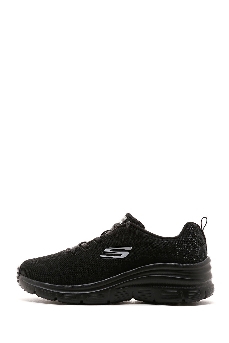 Skechers Kadın Beyaz Bobs Arch Comfort Bağcıklı Kalın Tabanlı Deri Sneaker