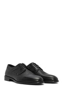 Men's Black Laced Leather Classic Shoes | Derimod