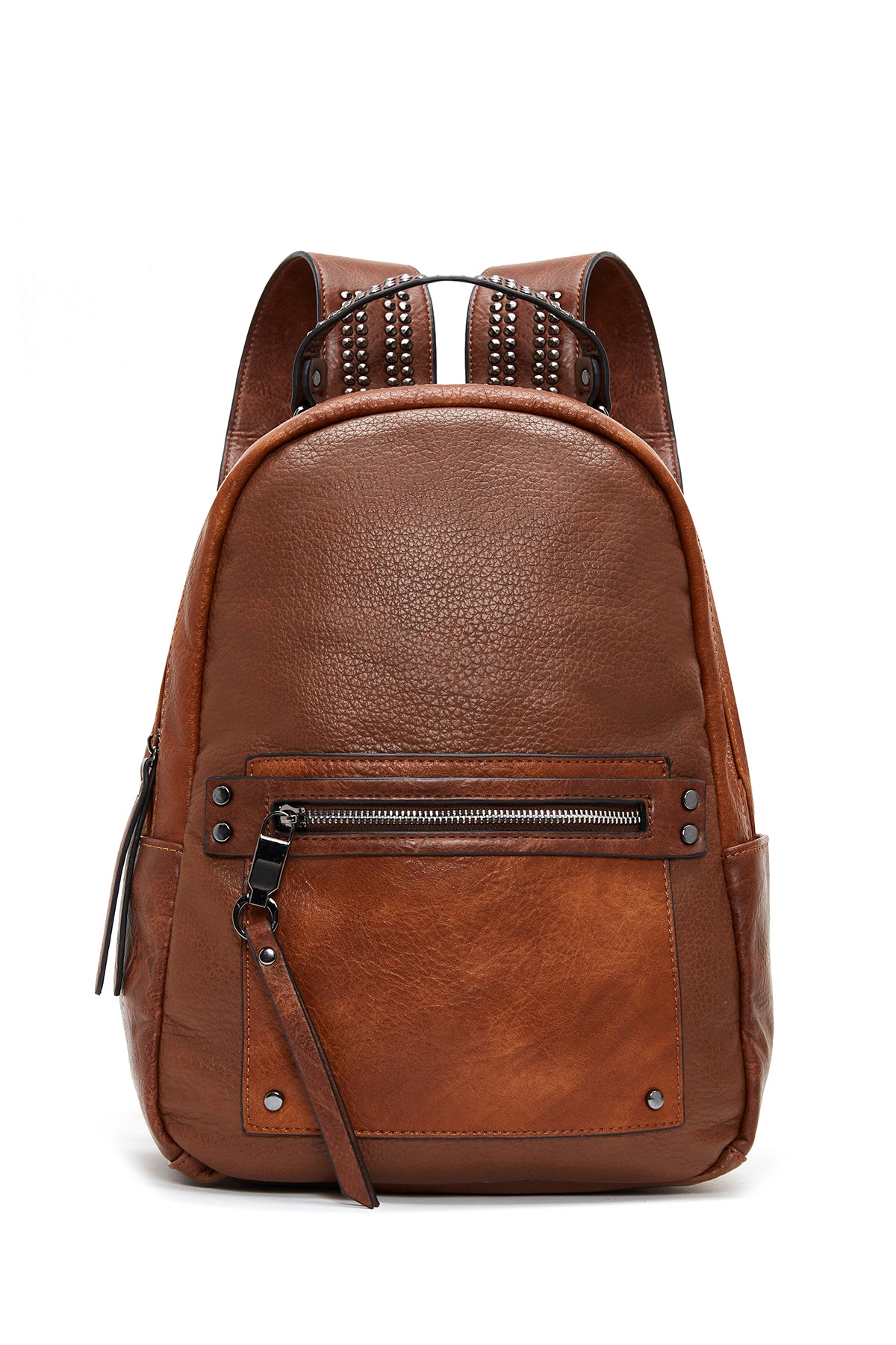 Women's Tan Studded Backpack 23WBD243918 | Derimod