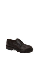 Male Brown Lace-up Leather Casual Shoes | Derimod