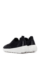 Derimod Zero Women's Black Thick Soled Fabric Sneaker | Derimod