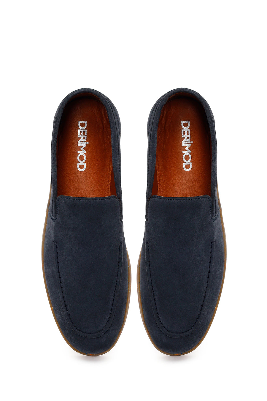 Male Navy Suede Loafer