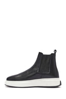 Men's Black Leather Chelsea Boots | Derimod