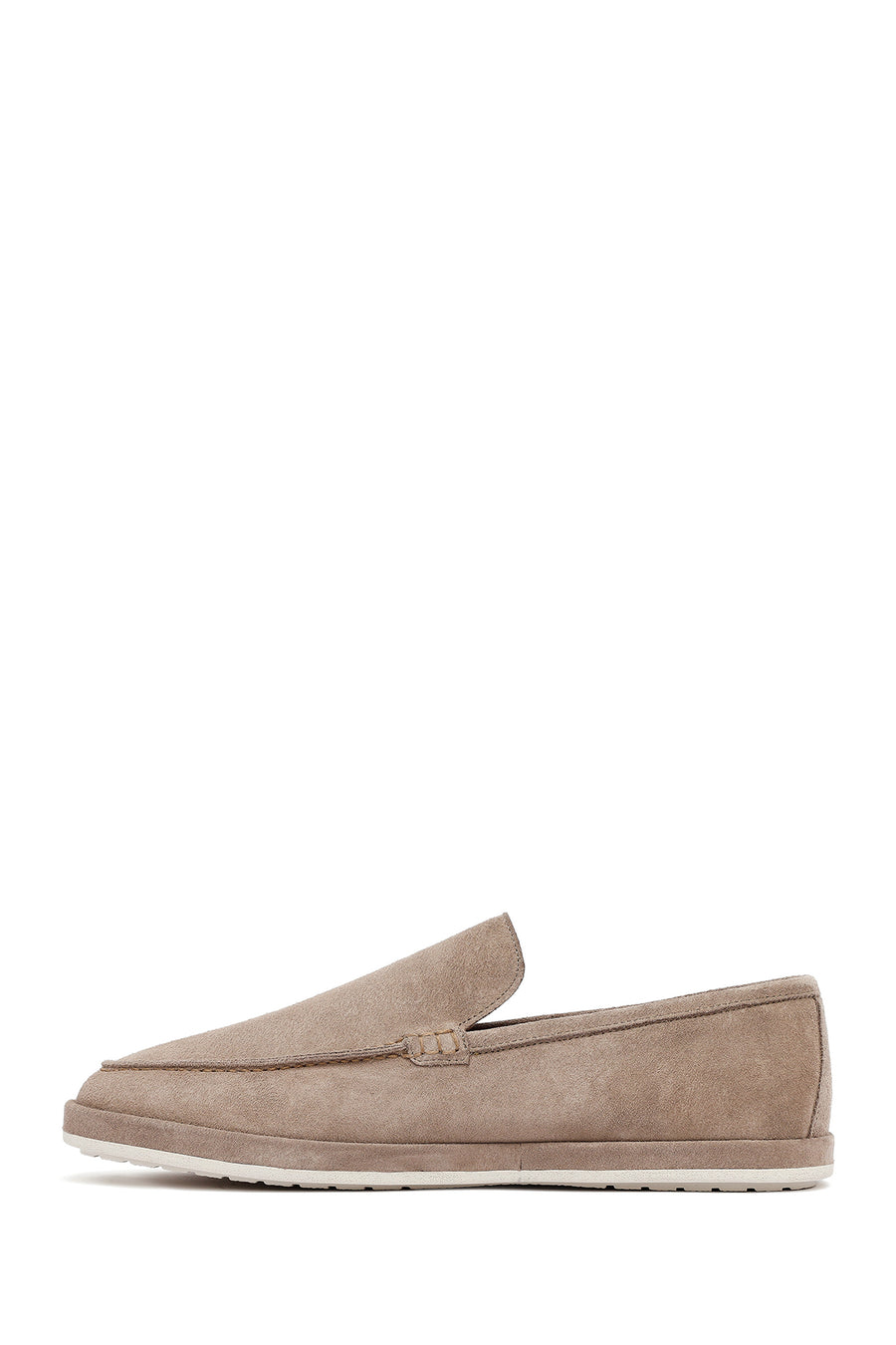 Men's Beige Suede Leather Loafer