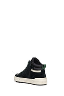 Geox Boy Green Weemble Lace-Up Zipper Detailed Ankle Sneaker | Derimod