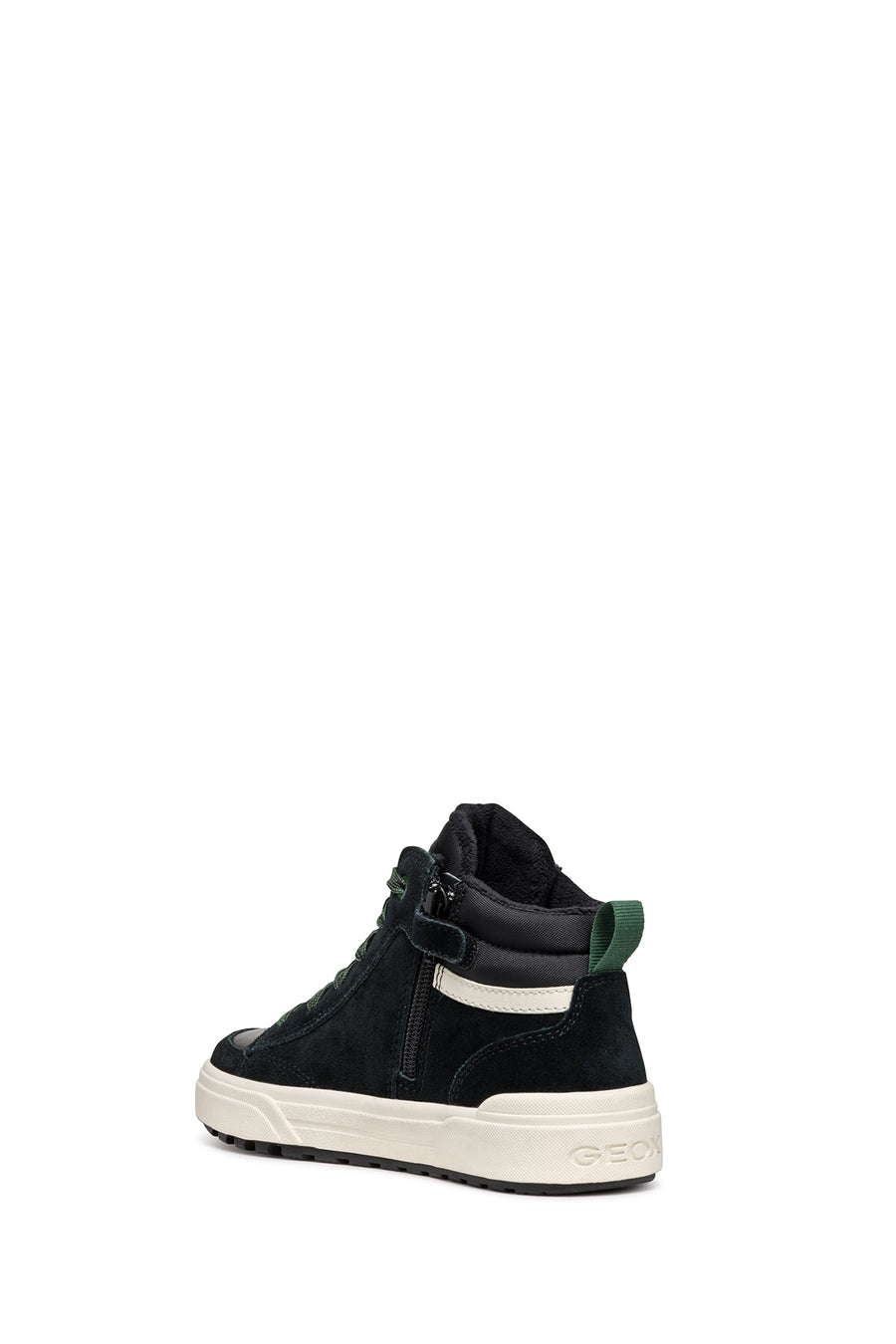 Geox Erkek Çocuk Yeşil Weemble Bağcıklı Fermuar Detaylı Bilekli Sneaker